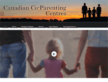 Tablet Screenshot of coparenting.ca